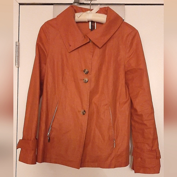 POUR PARTIR | Orange Waterproof Jacket - Picture 1 of 16